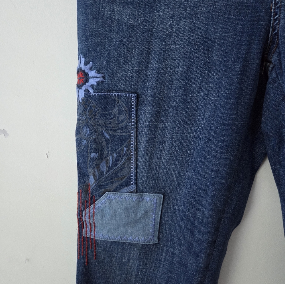 Chico's So Slimming Girlfriend Patchwork Slim Leg… - image 6